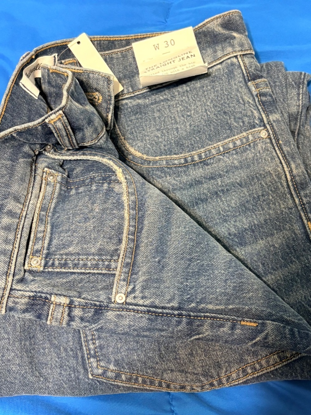 Madewell The Longline Straight Jeans